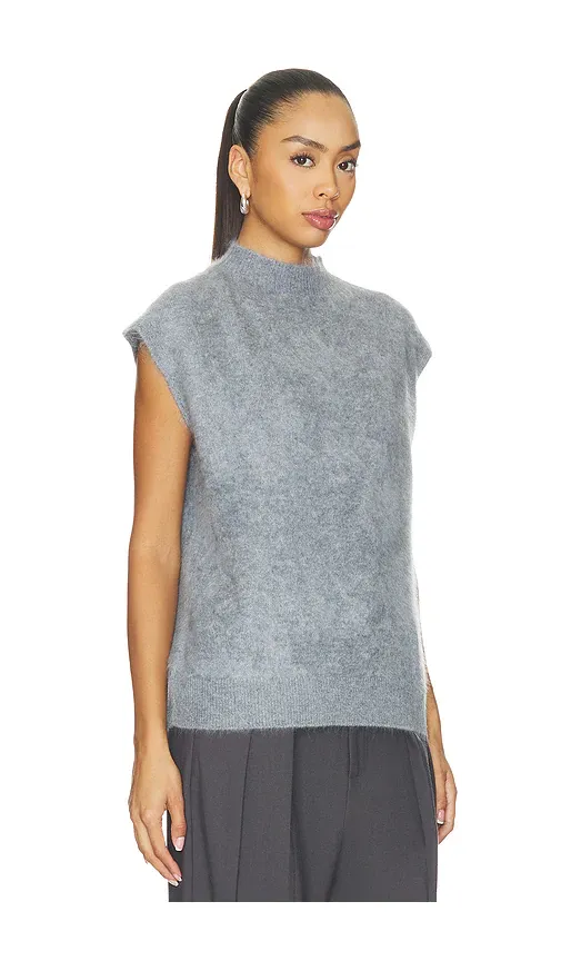 rag & bone Jada Brushed Cashmere Mock-neck Vest Top | Thumbnail 2