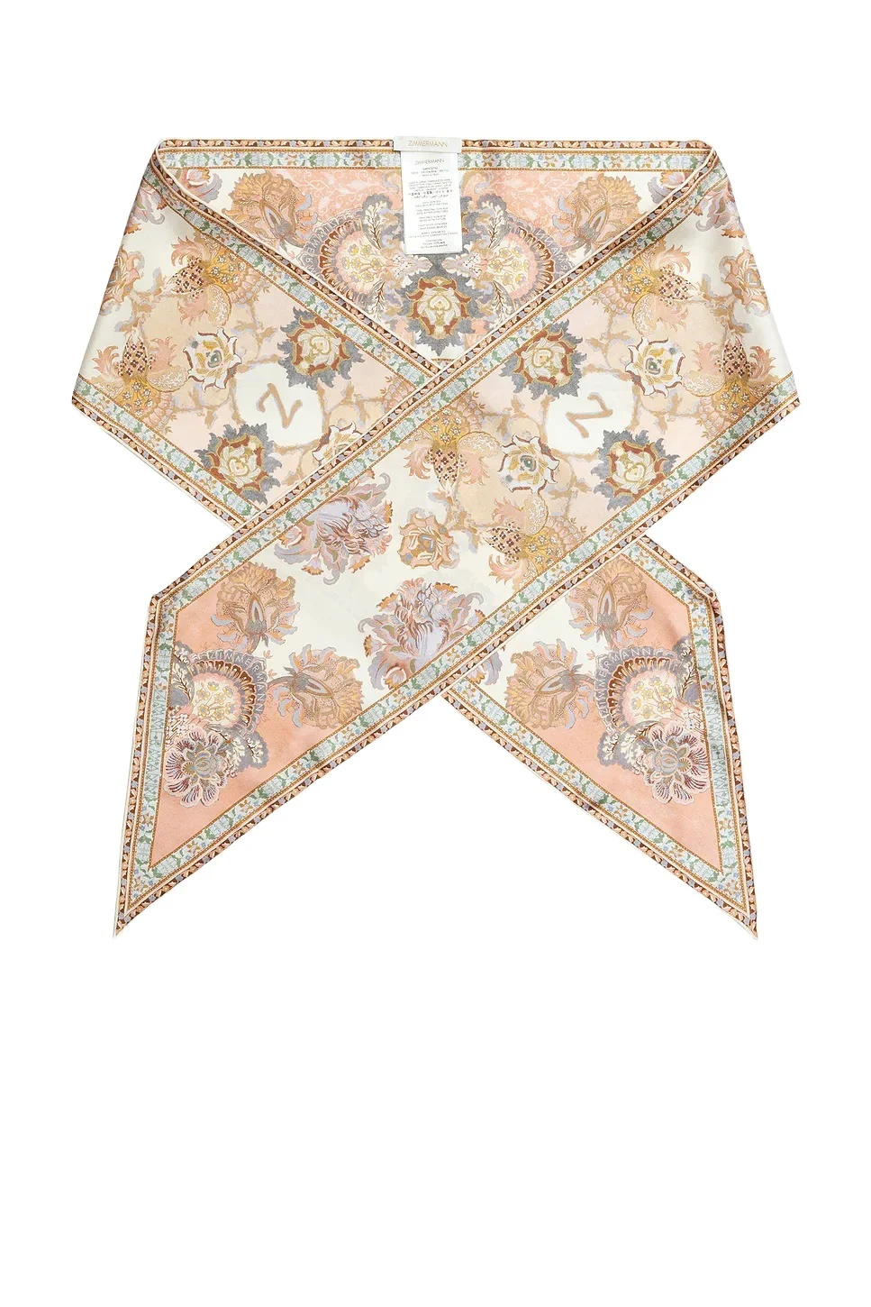 Printed Silk Neck Scarf Printed Silk Neck Scarf