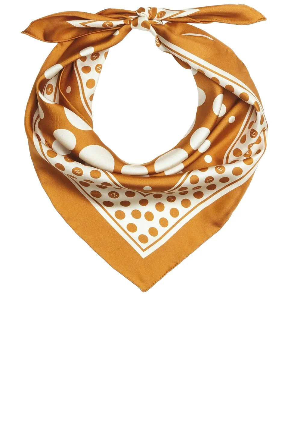 Printed Silk Triangle Scarf Printed Silk Triangle Scarf