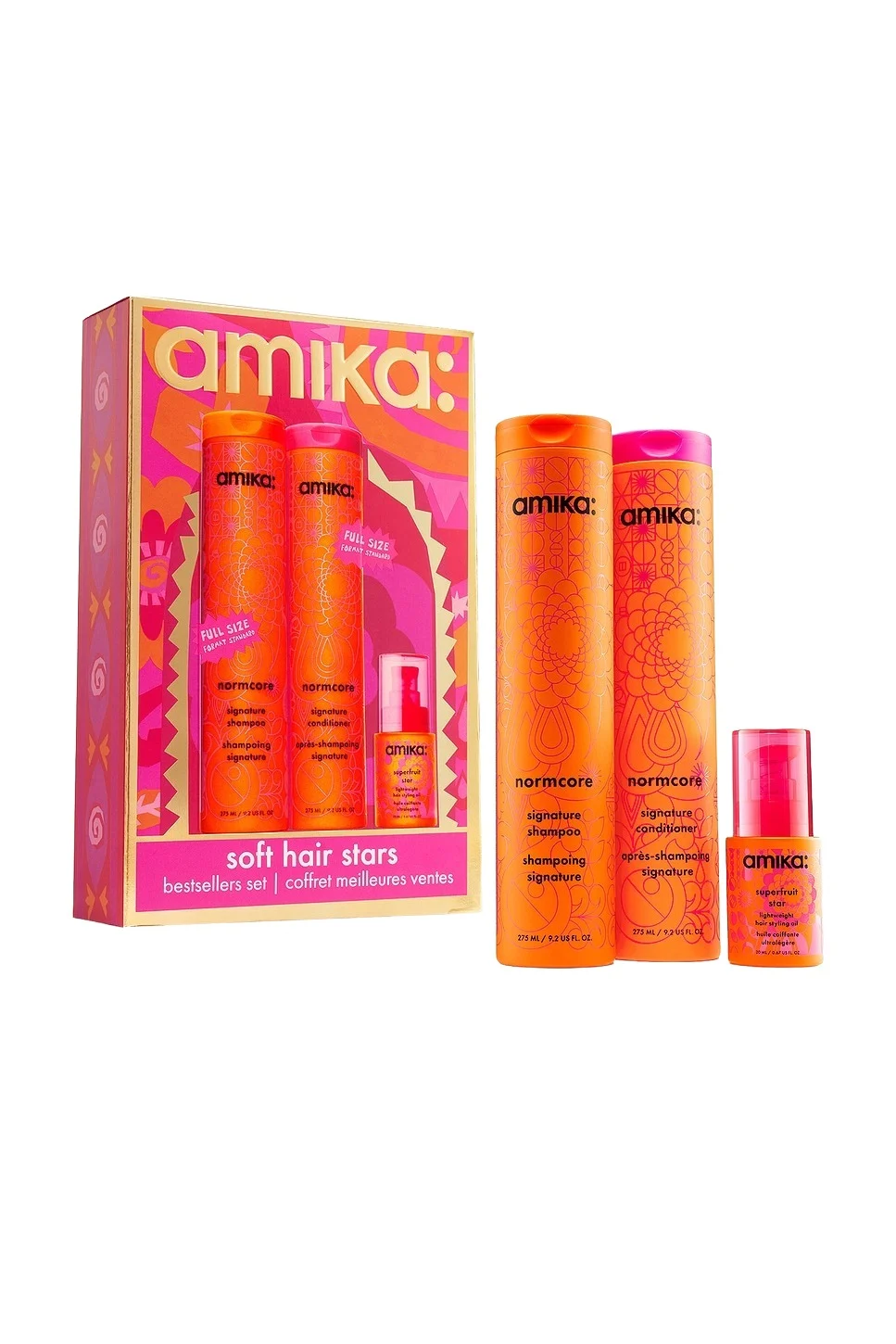 amika Soft Hair Stars Nourishing Wash + Care Set
