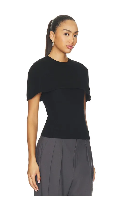 Simkhai Yuki Short Sleeve Cape Top | Thumbnail 2 Simkhai Yuki Short Sleeve Cape Top | Thumbnail 2
