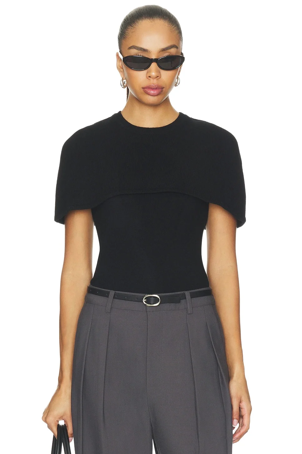 Yuki Short Sleeve Cape Top Yuki Short Sleeve Cape Top
