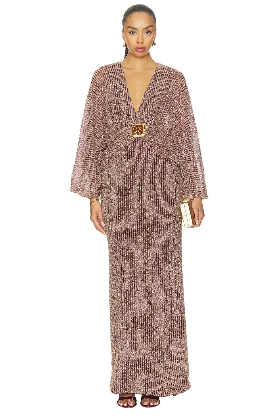 PatBo Groovy Knit Sleeve Dress