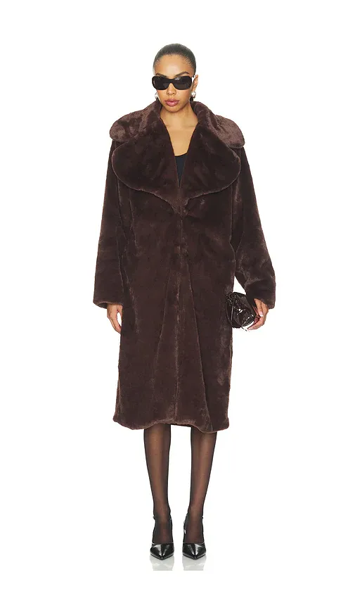 superdown Willow Faux Fur Long Coat | Thumbnail 2