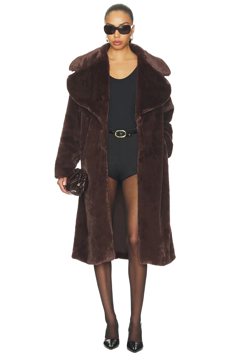 superdown Willow Faux Fur Long Coat