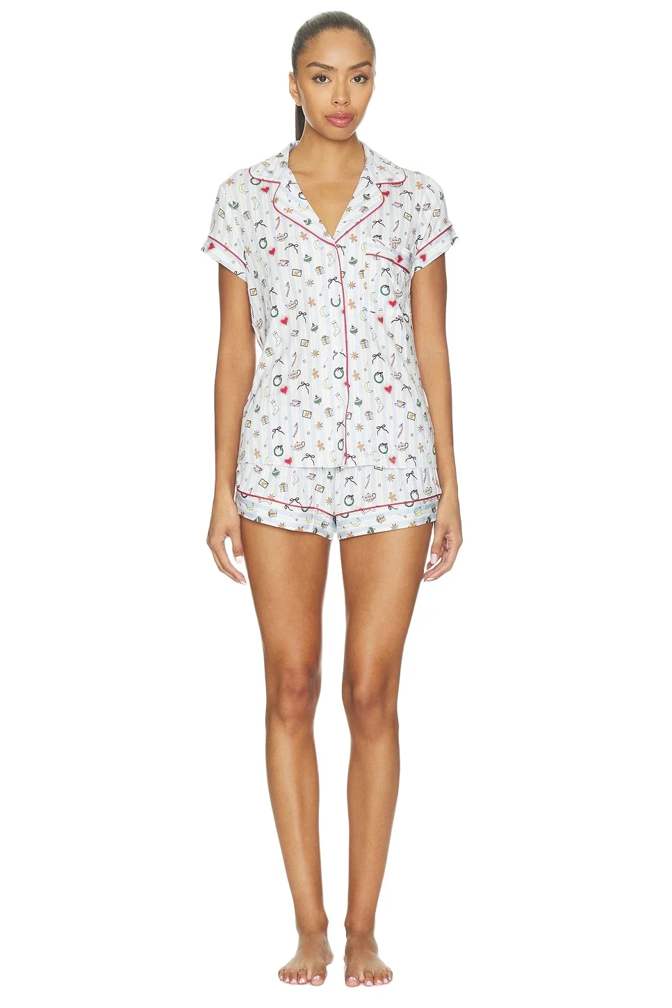 X Elsa Hosk Shortie Pajama Set