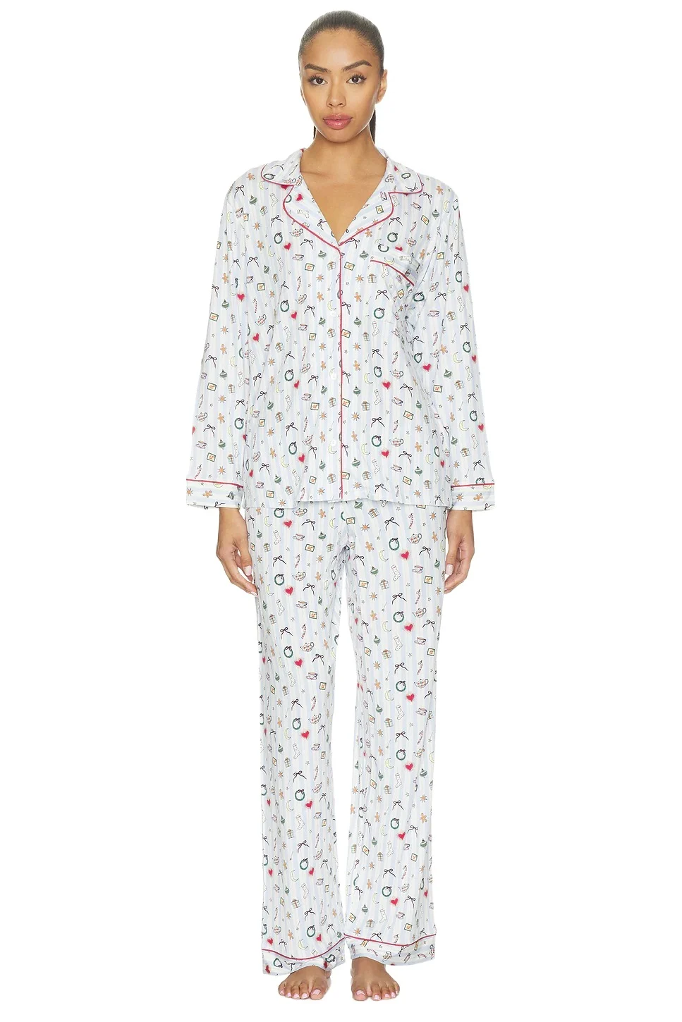 X Elsa Hosk Long Pajama Set X Elsa Hosk Long Pajama Set