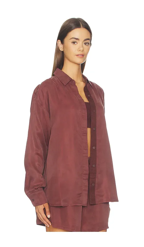 Beyond Yoga Sunkissed Cupro Button Down Shirt | Thumbnail 2 Beyond Yoga Sunkissed Cupro Button Down Shirt | Thumbnail 2
