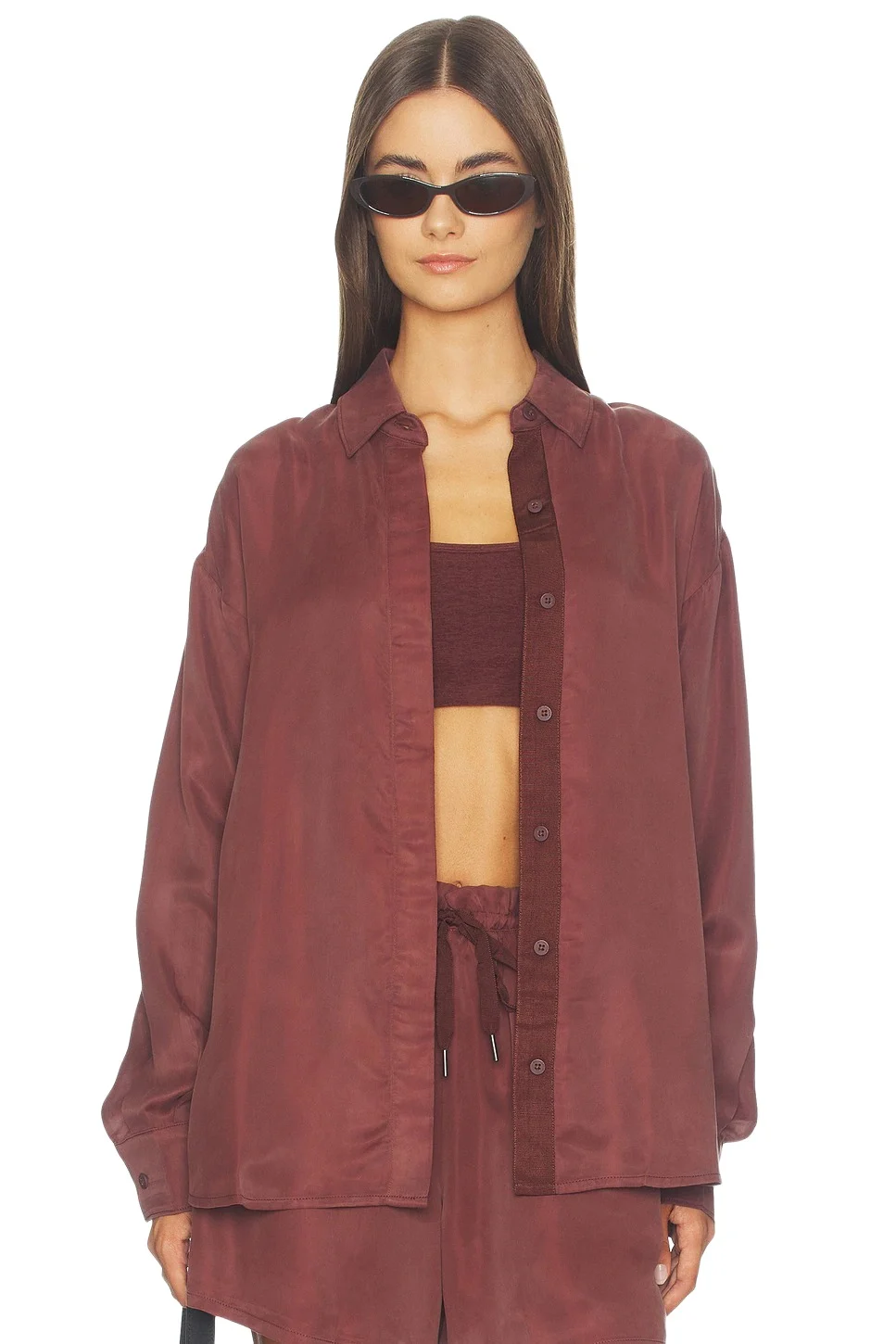 Sunkissed Cupro Button Down Shirt Sunkissed Cupro Button Down Shirt