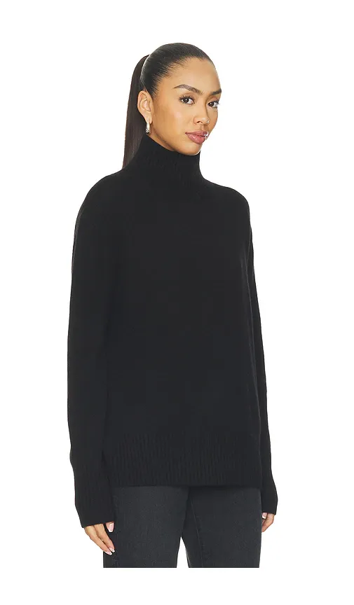 White + Warren Cashmere Oversized Standneck Sweater | Thumbnail 2 White + Warren Cashmere Oversized Standneck Sweater | Thumbnail 2