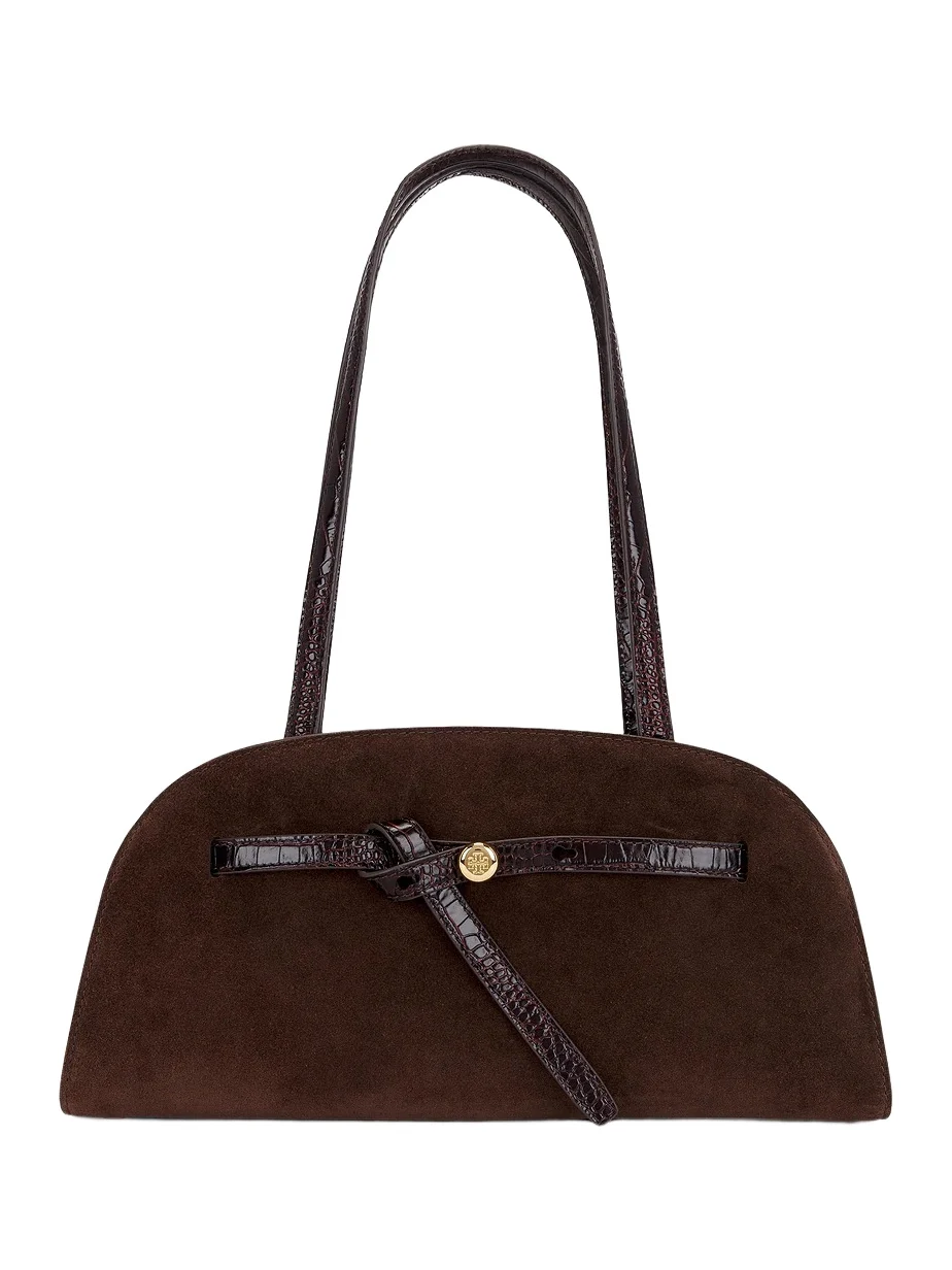 Romy Suede East West Bauletto Bag Romy Suede East West Bauletto Bag
