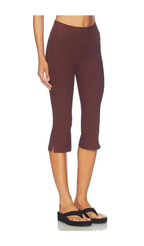 Beyond Yoga Spacedye Mid Rise Slit Pedal Pusher Legging | Thumbnail 2 Beyond Yoga Spacedye Mid Rise Slit Pedal Pusher Legging | Thumbnail 2