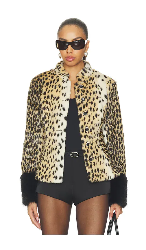 MORE TO COME Alivia Faux Fur Jacket | Thumbnail 2 MORE TO COME Alivia Faux Fur Jacket | Thumbnail 2