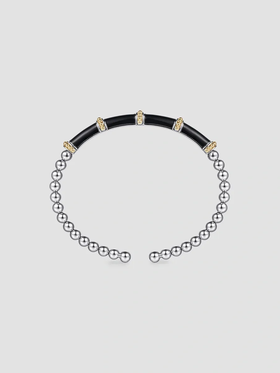 Gabriel & Co Women's Bujukan 14K Yellow Gold Split Bangle | Thumbnail 4 Gabriel & Co Women's Bujukan 14K Yellow Gold Split Bangle | Thumbnail 4