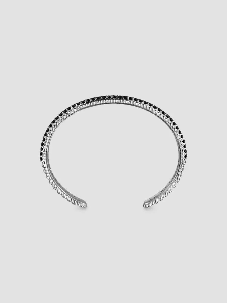 Gabriel & Co Women's Bujukan Sterling Silver & Black Spinel Cuff Bracelet | Thumbnail 4 Gabriel & Co Women's Bujukan Sterling Silver & Black Spinel Cuff Bracelet | Thumbnail 4