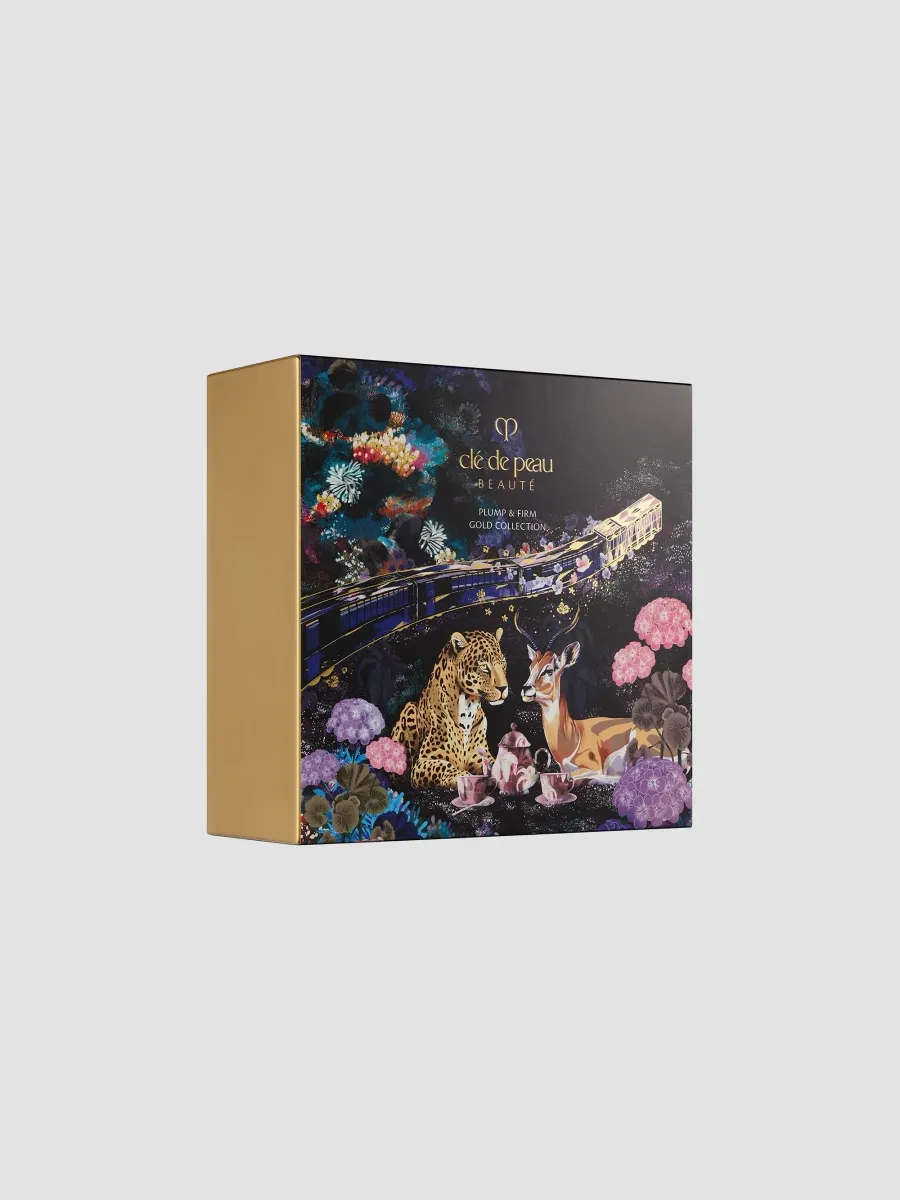 CLÉ DE PEAU BEAUTÉ Plump & Firm Gold 5-Piece Gift Set | Thumbnail 3