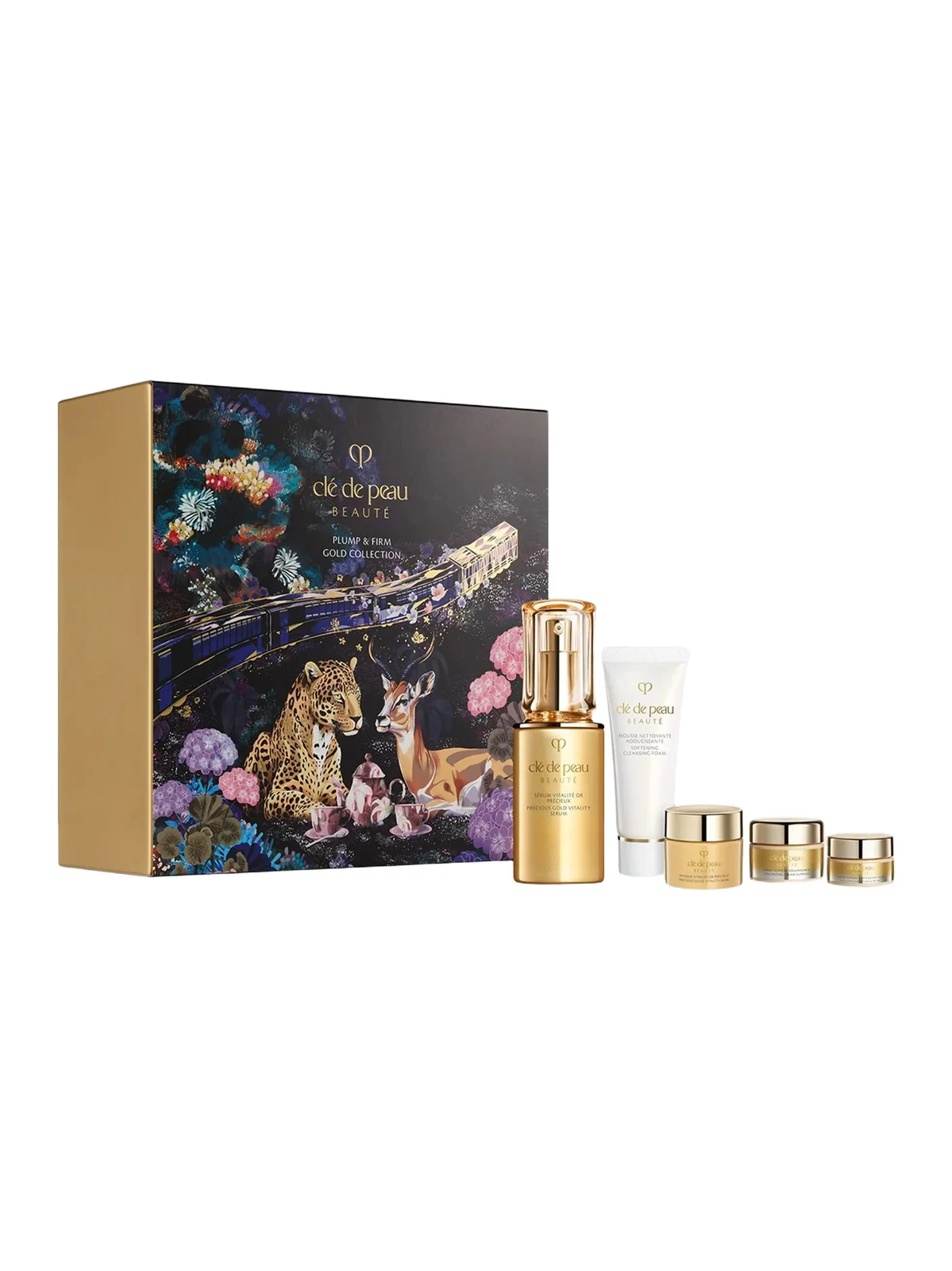 CLÉ DE PEAU BEAUTÉ Plump & Firm Gold 5-Piece Gift Set
