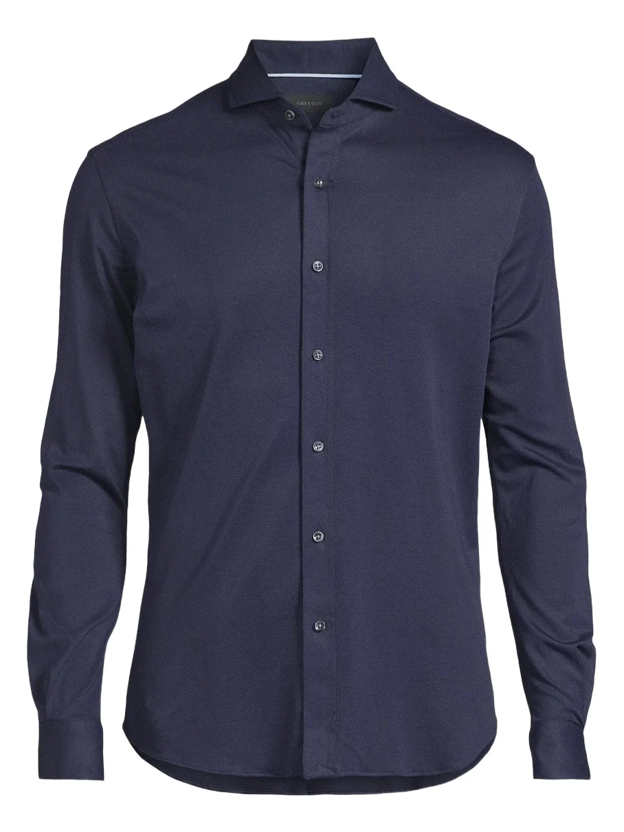 Greyson Men's Omaha Cotton-Blend Dress Shirt