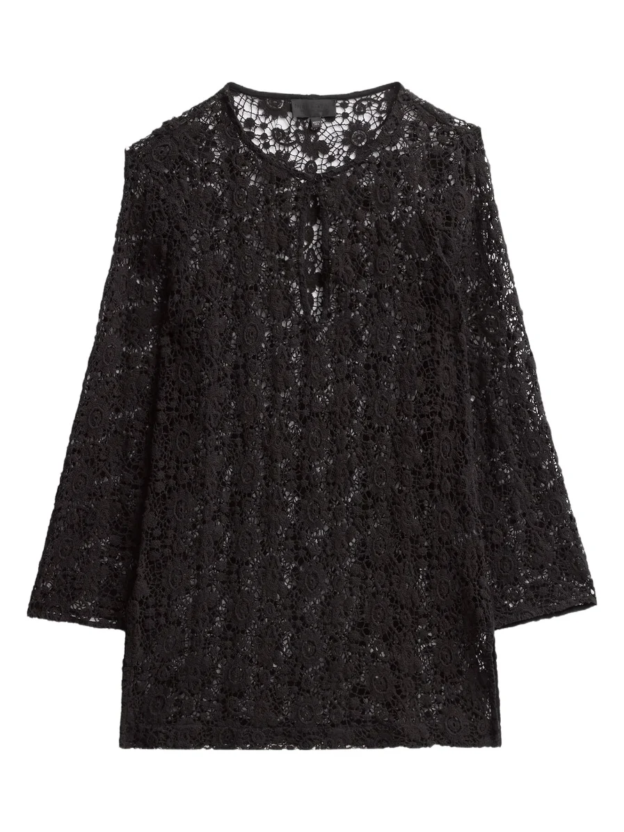 Nili Lotan Women's Cora Laced Cotton Mini Dress