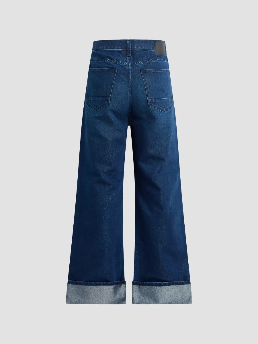 Hudson Jeans Men's Luca Rolled-Cuff Wide-Leg Jeans | Thumbnail 2 Hudson Jeans Men's Luca Rolled-Cuff Wide-Leg Jeans | Thumbnail 2
