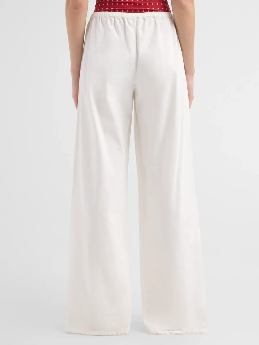 Nili Lotan Women's Marlow Stretch-Cotton Wide-Leg Pants | Thumbnail 3 Nili Lotan Women's Marlow Stretch-Cotton Wide-Leg Pants | Thumbnail 3