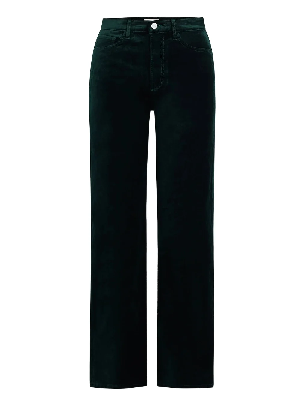 Women's The Margot Velveteen High-Rise Straight-Leg Jeans
