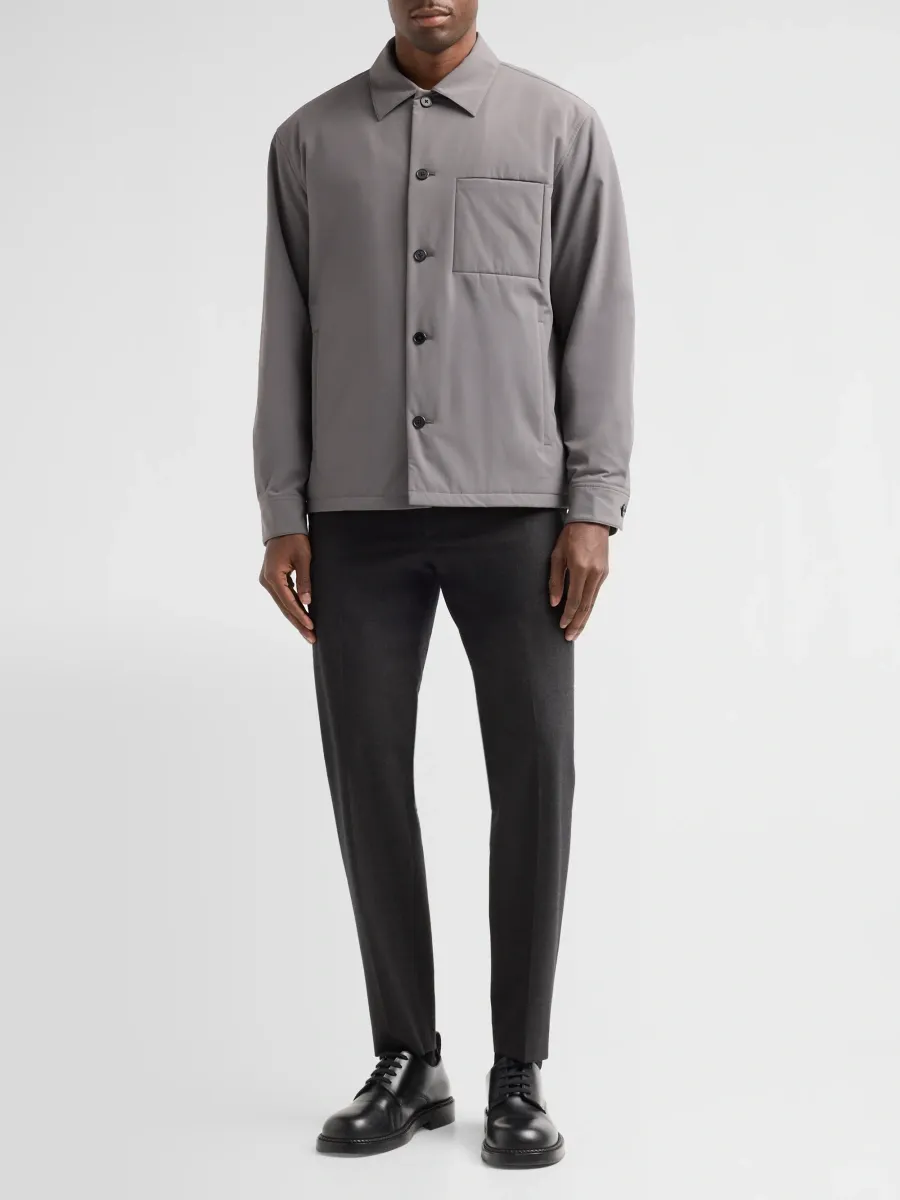 Theory Men's Motion Solid Overshirt | Thumbnail 2 Theory Men's Motion Solid Overshirt | Thumbnail 2