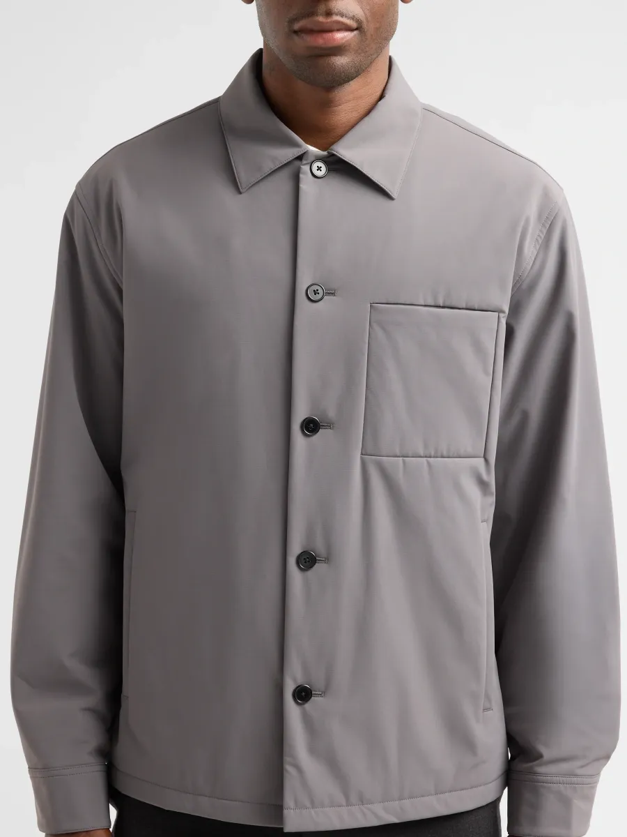 Theory Men's Motion Solid Overshirt | Thumbnail 5 Theory Men's Motion Solid Overshirt | Thumbnail 5