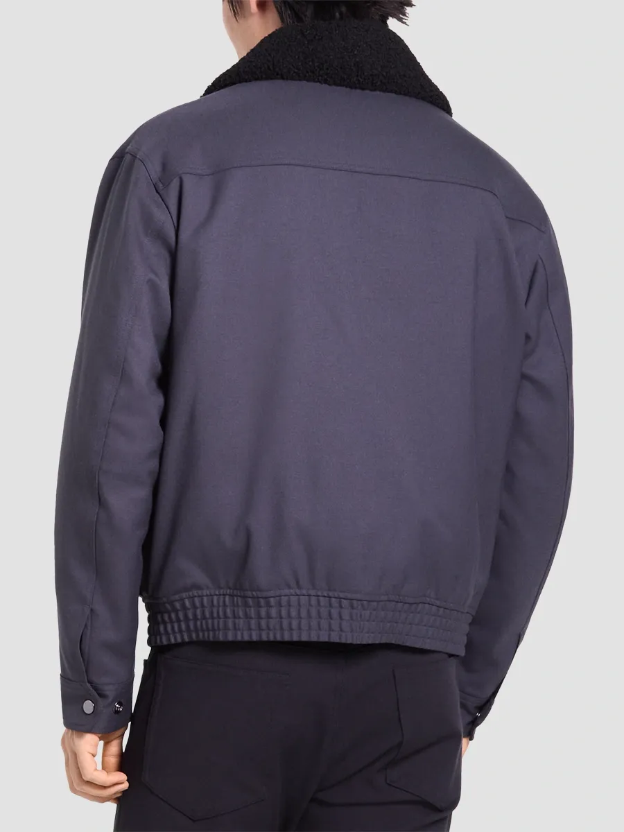 Theory Men's Pressed Twill Aviator Jacket | Thumbnail 3 Theory Men's Pressed Twill Aviator Jacket | Thumbnail 3