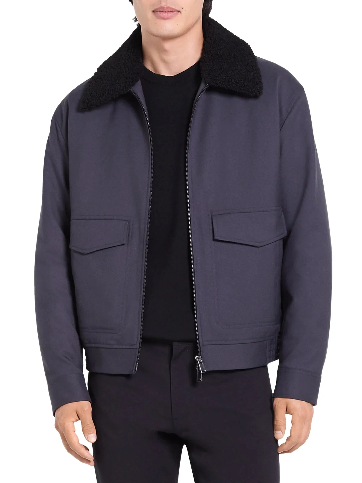 Men's Pressed Twill Aviator Jacket Men's Pressed Twill Aviator Jacket