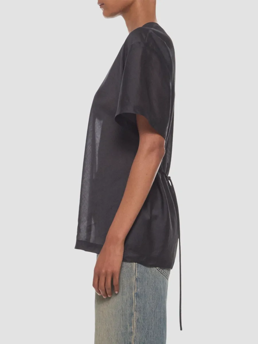 Helmut Lang Women's Voile Crewneck T-Shirt | Thumbnail 6