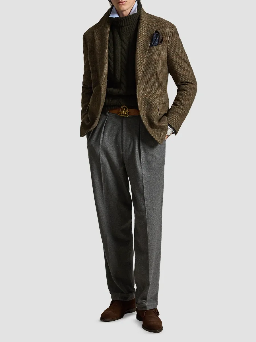 Polo Ralph Lauren Men's Heyworth Tick-Weave Wool Tweed Jacket | Thumbnail 2 Polo Ralph Lauren Men's Heyworth Tick-Weave Wool Tweed Jacket | Thumbnail 2