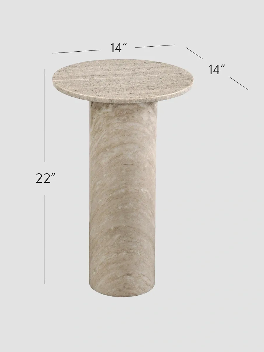 Bassett Mirror Clancy Marble Accent Table | Thumbnail 4 Bassett Mirror Clancy Marble Accent Table | Thumbnail 4