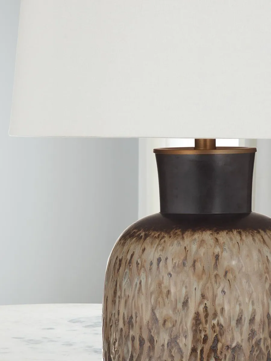 Bassett Mirror Mojave Drum-Shade Table Lamp | Thumbnail 3 Bassett Mirror Mojave Drum-Shade Table Lamp | Thumbnail 3