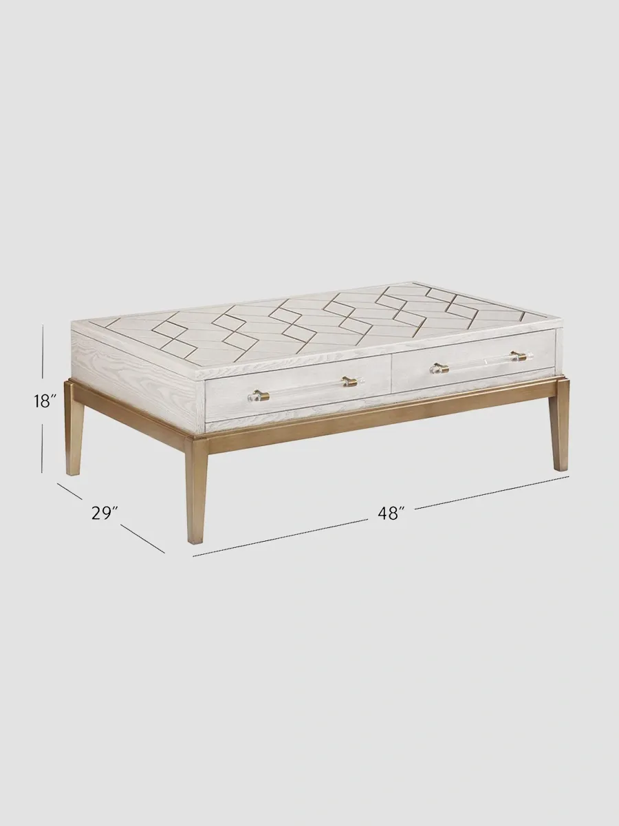 Bassett Mirror Perrine Cocktail Table | Thumbnail 5 Bassett Mirror Perrine Cocktail Table | Thumbnail 5