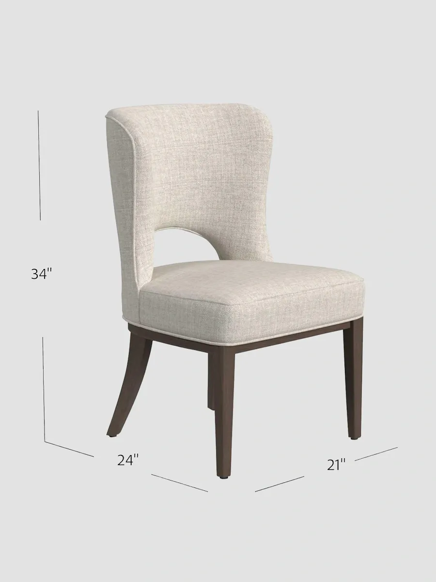 Bassett Mirror Toledo 2-Piece Dining Chair Set | Thumbnail 4