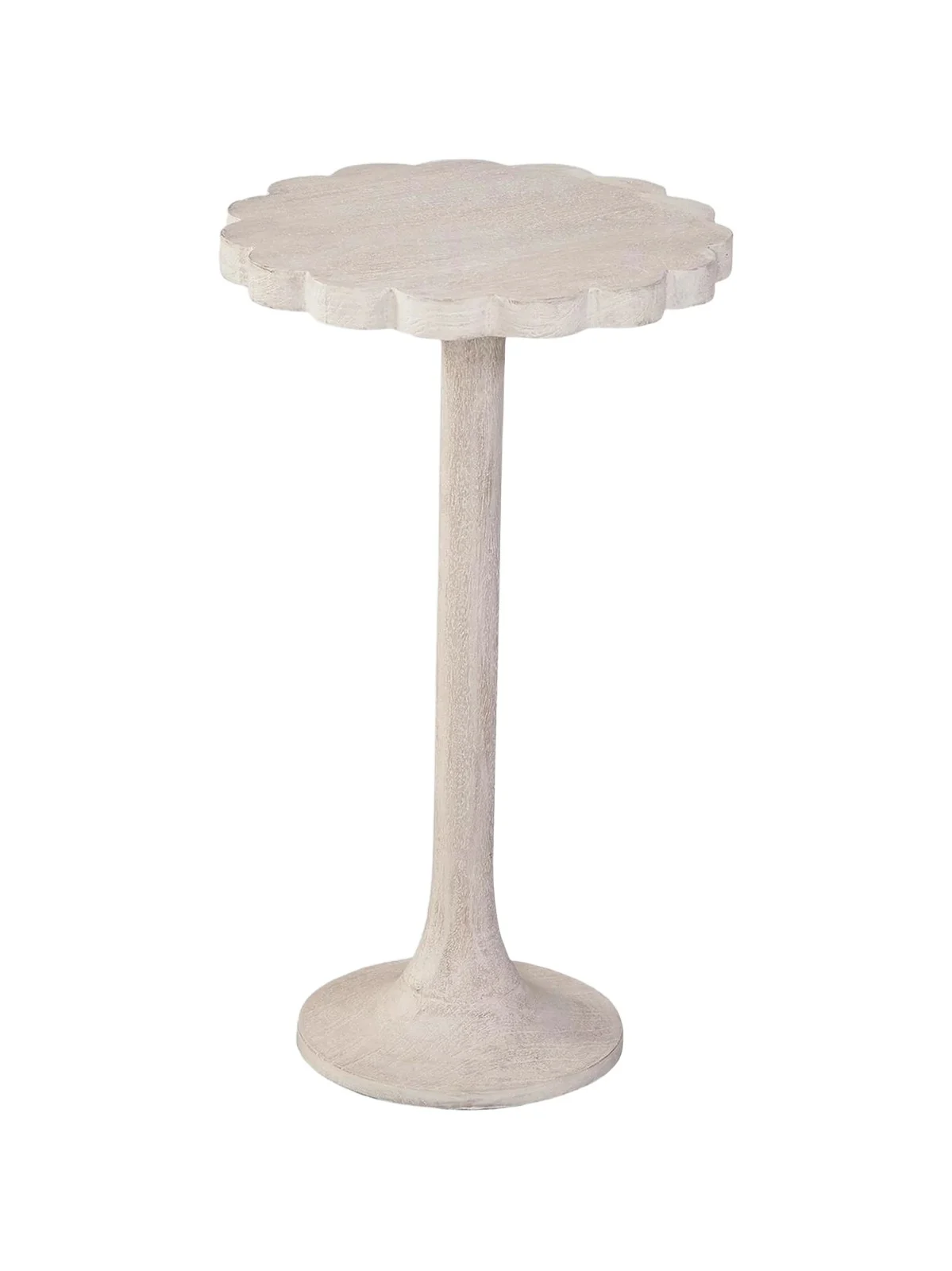 Bassett Mirror Keren Scalloped Accent Table