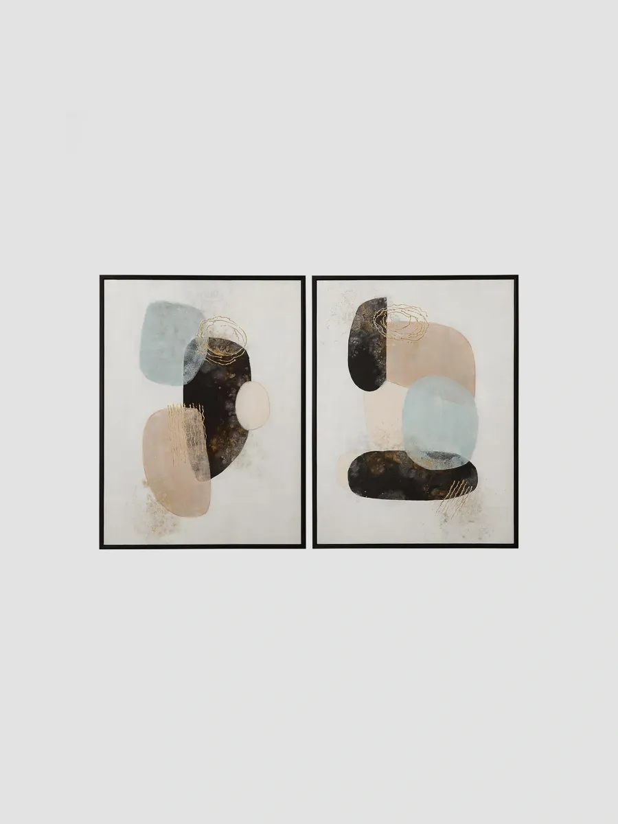 Bassett Mirror Athena 2-Piece Framed Original Painting Set | Thumbnail 2 Bassett Mirror Athena 2-Piece Framed Original Painting Set | Thumbnail 2