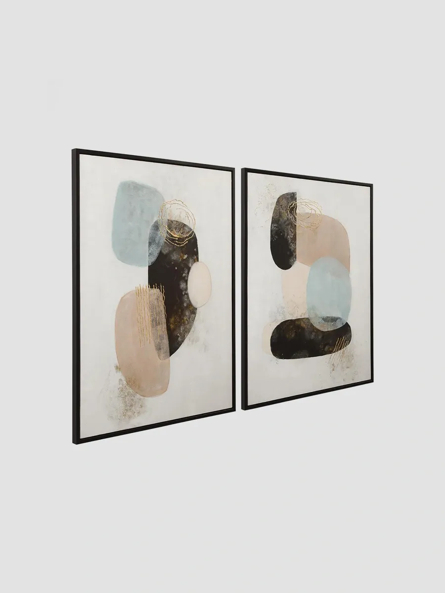 Bassett Mirror Athena 2-Piece Framed Original Painting Set | Thumbnail 3 Bassett Mirror Athena 2-Piece Framed Original Painting Set | Thumbnail 3
