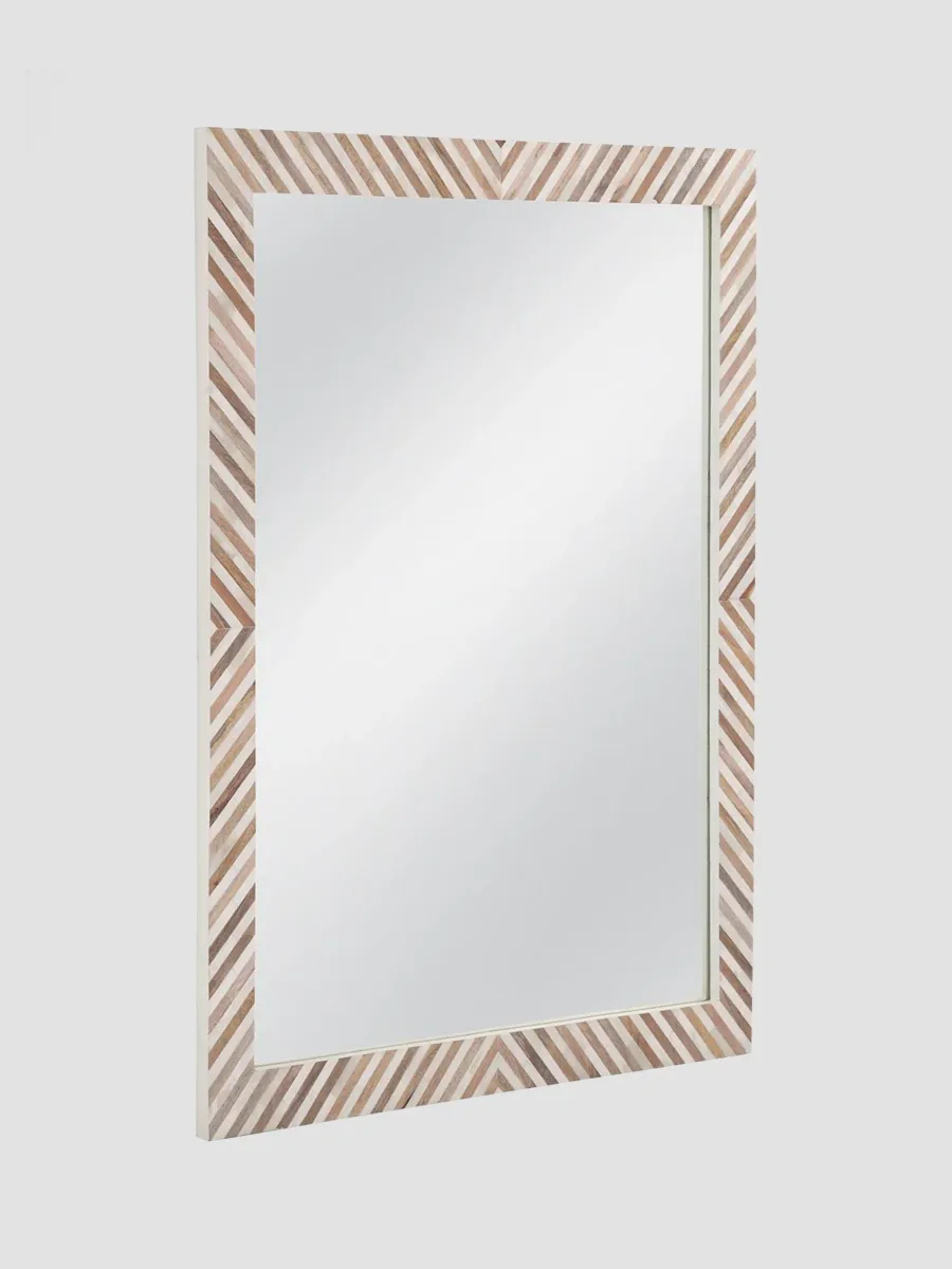 Bassett Mirror Karl Wood & Resin Wall Mirror | Thumbnail 2