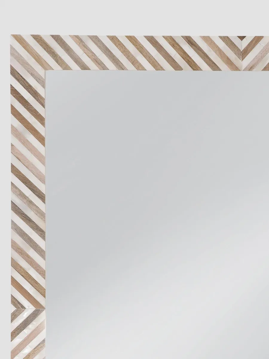Bassett Mirror Karl Wood & Resin Wall Mirror | Thumbnail 3