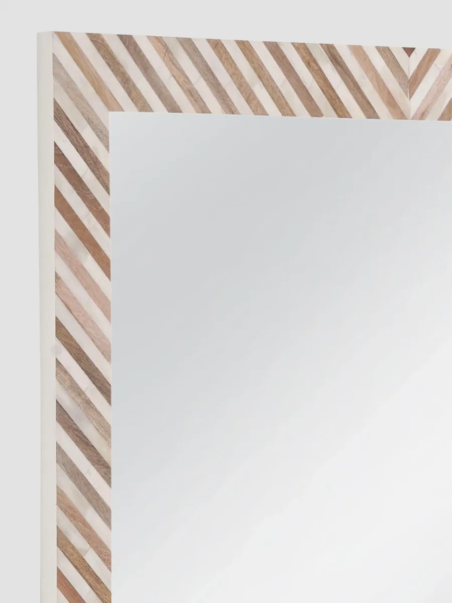 Bassett Mirror Karl Wood & Resin Wall Mirror | Thumbnail 4