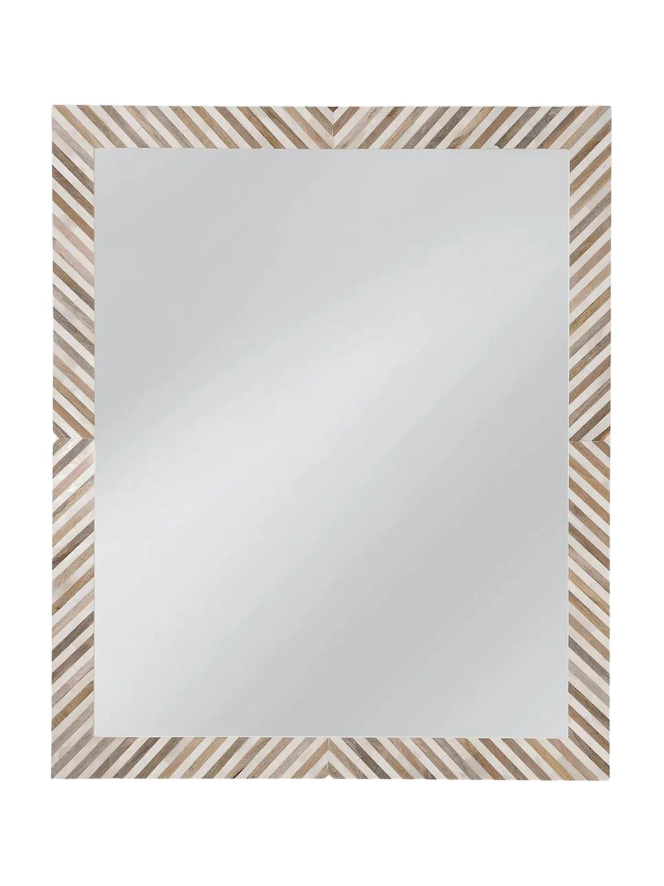 Karl Wood & Resin Wall Mirror