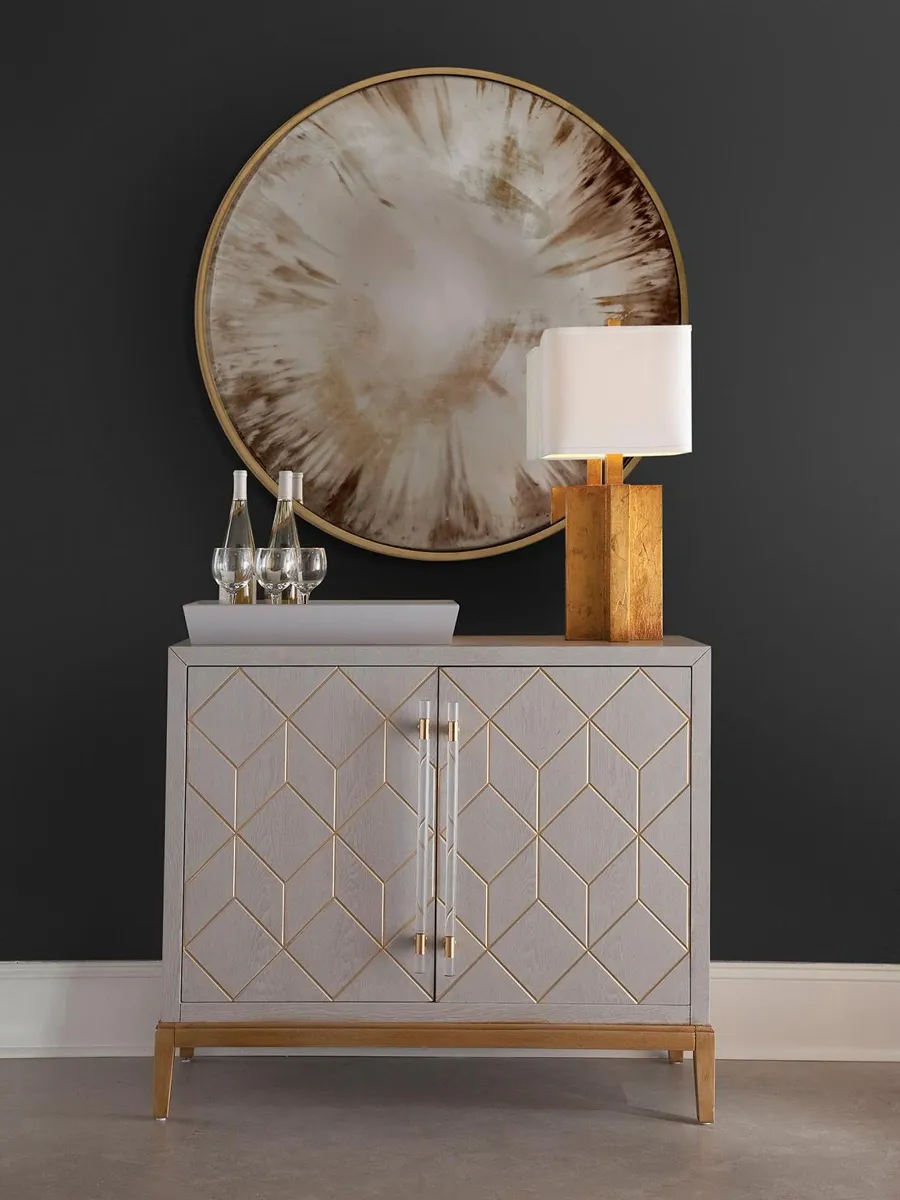 Bassett Mirror Hovland Antiqued Round Wall Mirror | Thumbnail 2 Bassett Mirror Hovland Antiqued Round Wall Mirror | Thumbnail 2