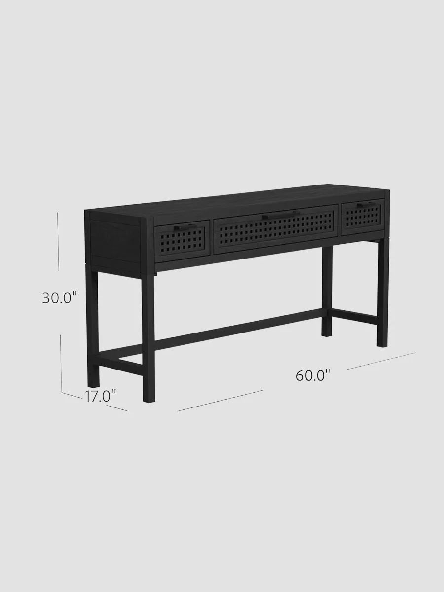 Bassett Mirror Roy Hardwood Console Table | Thumbnail 4 Bassett Mirror Roy Hardwood Console Table | Thumbnail 4