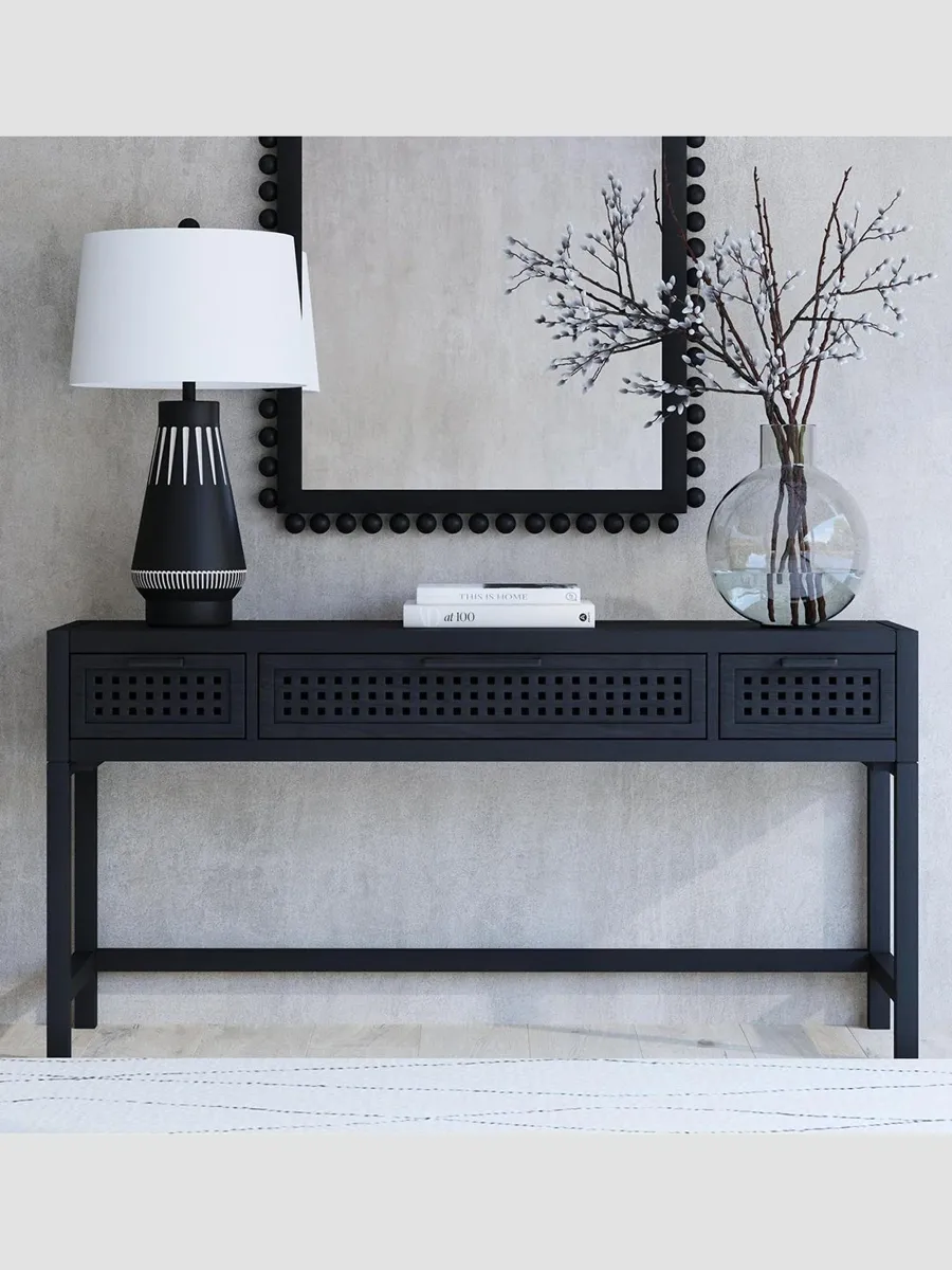 Bassett Mirror Roy Hardwood Console Table | Thumbnail 5 Bassett Mirror Roy Hardwood Console Table | Thumbnail 5