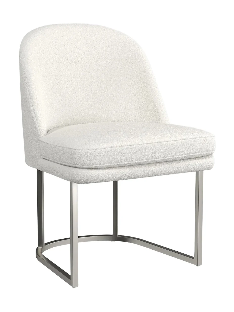 Bassett Mirror Mae Chenille Side Dining Chair