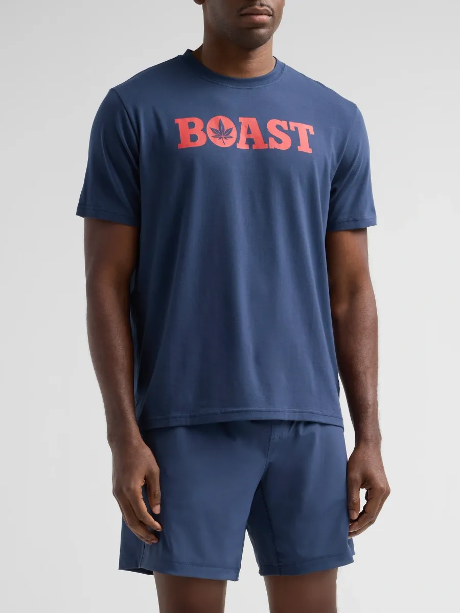 Boast Men Logo Crewneck T-Shirt | Thumbnail 4 Boast Men Logo Crewneck T-Shirt | Thumbnail 4