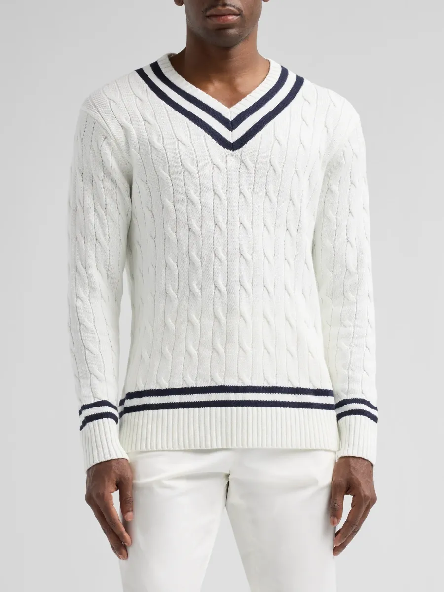 Boast Men Cotton-Blend Cable-Knit Sweater | Thumbnail 4 Boast Men Cotton-Blend Cable-Knit Sweater | Thumbnail 4