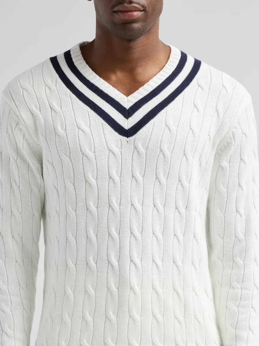Boast Men Cotton-Blend Cable-Knit Sweater | Thumbnail 5 Boast Men Cotton-Blend Cable-Knit Sweater | Thumbnail 5